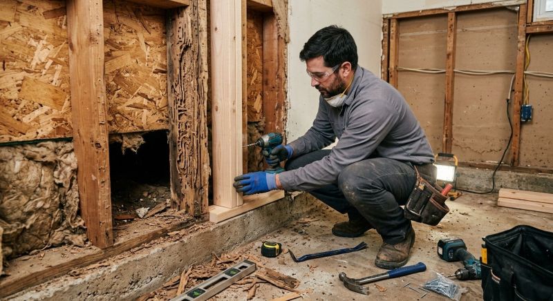 Termite Damage Repair Service in Wilmington, NC