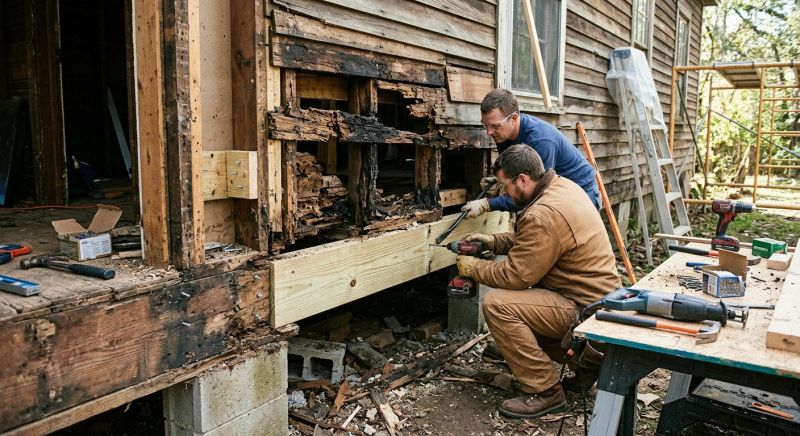 Dry Rot Repair in Wilmington, NC