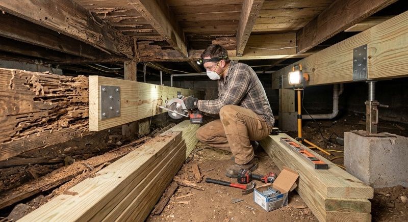 Termite Damage Repair Service in Overland Park, KS