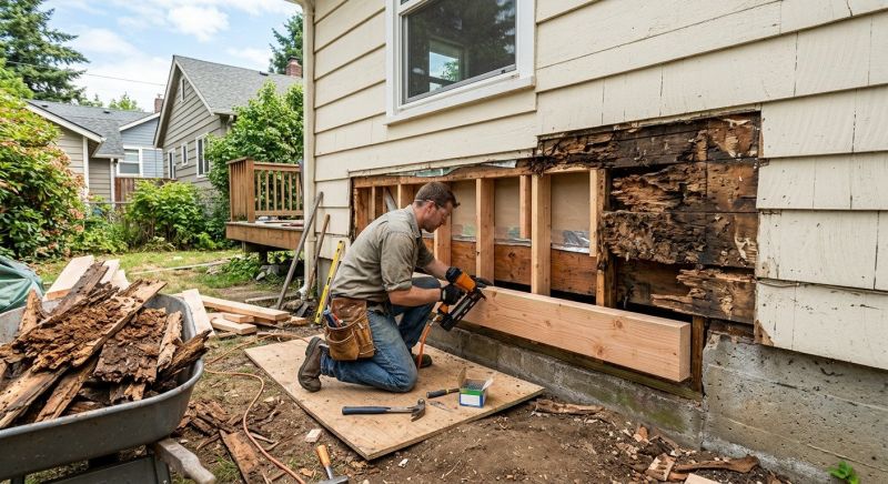 Wood Rot Removal in Denver County, CO