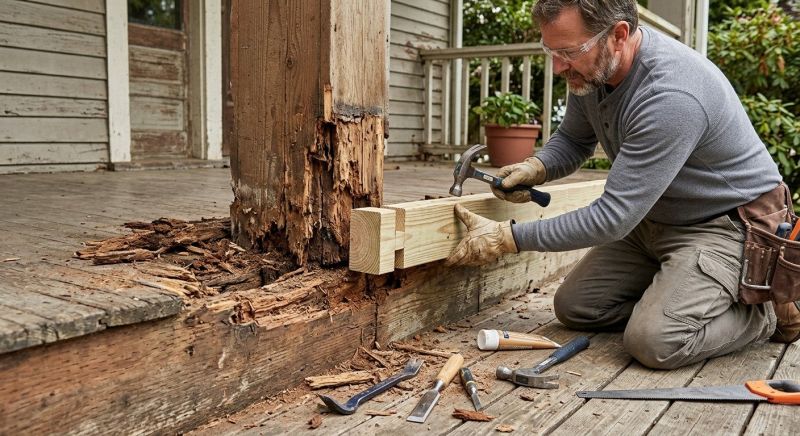 Wood Rot Repair in Wilmington, NC