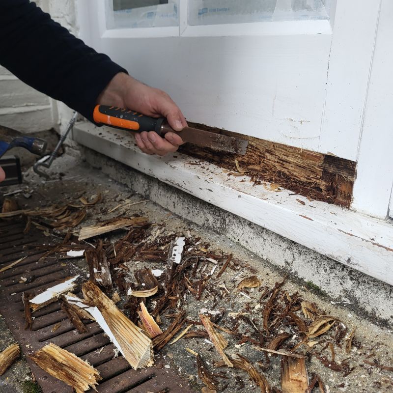 Wood Rot Repair Process
